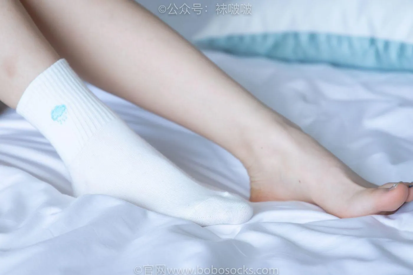 [BoBoSocks袜啵啵]NO.009 果冻-耐克板鞋、白棉袜、裸足 [130P]插图4